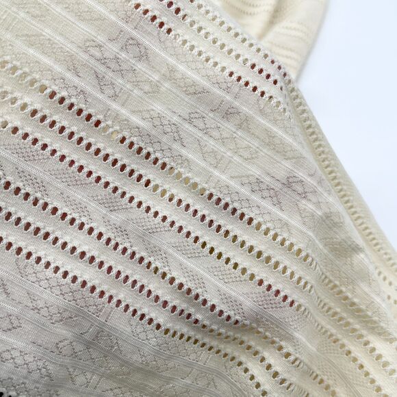 Bohme Smocked Dress Womens Size Large Natural Prairie Bohemian Flowy Farmcore - Picture 7 of 12